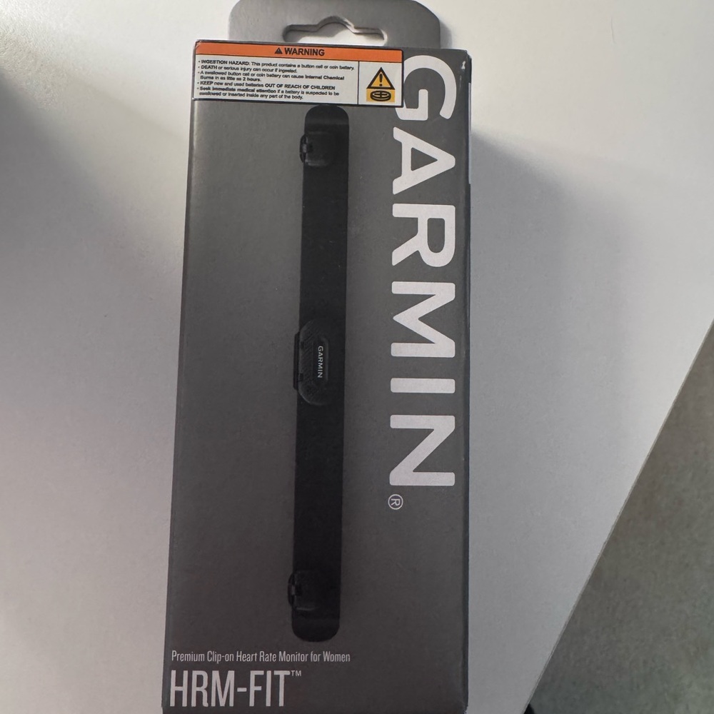 Garmin HRM-Fit Premium Heart Rate Monitor in Black